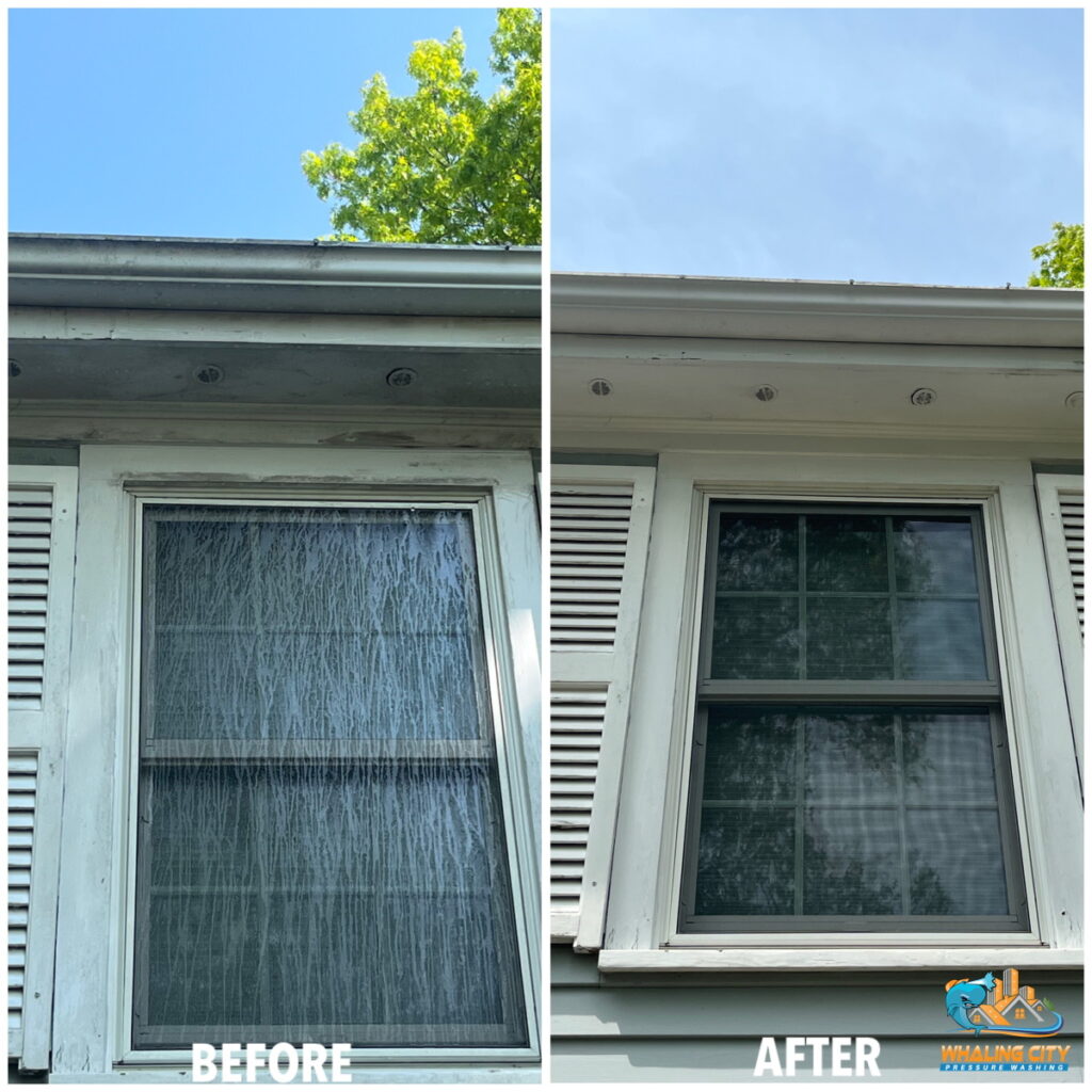 Gutter Cleaning Before/After