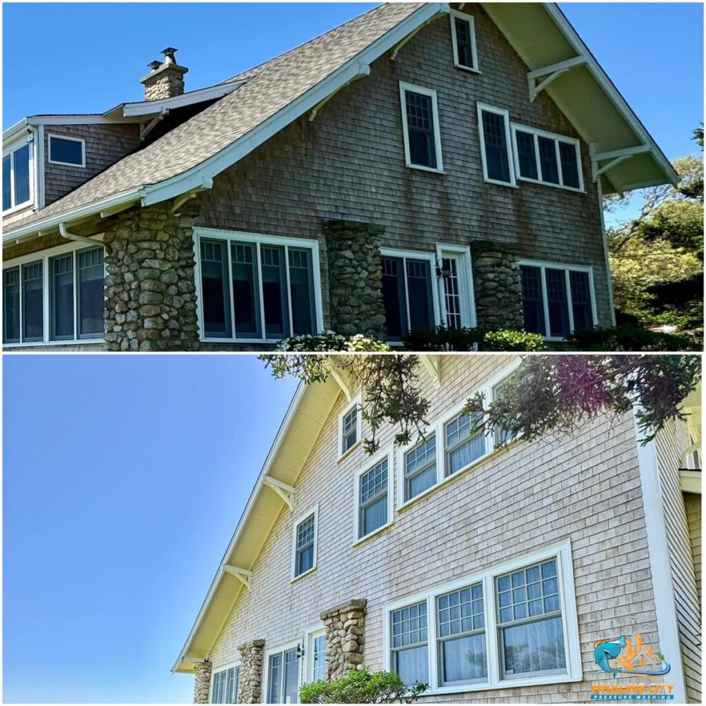 House Washing Before/After